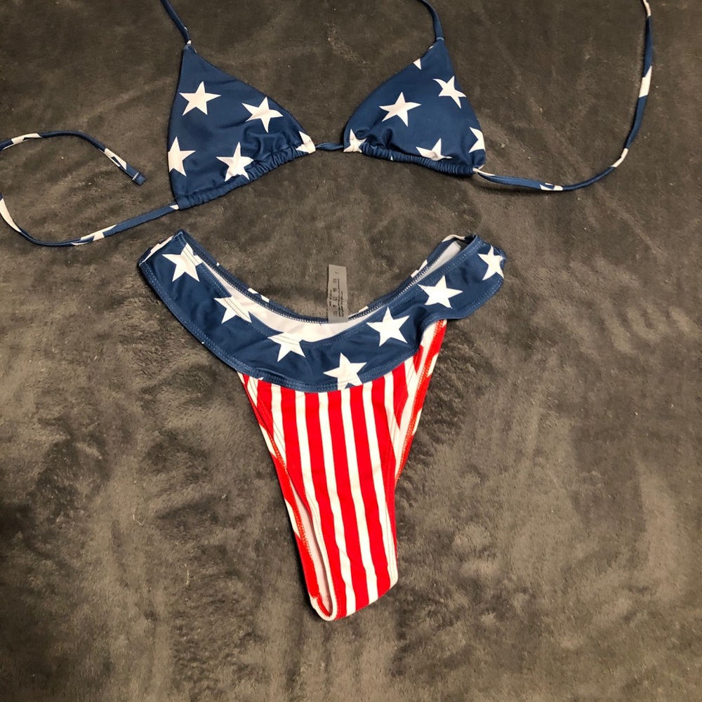 American flag bikini